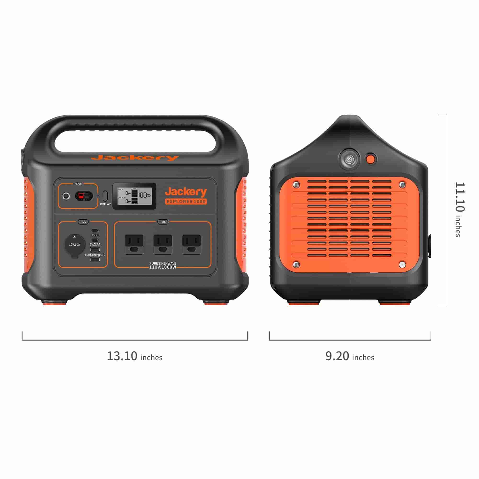 Jackery Explorer 1000 Portable Power Station (Refurbished) - Image 9