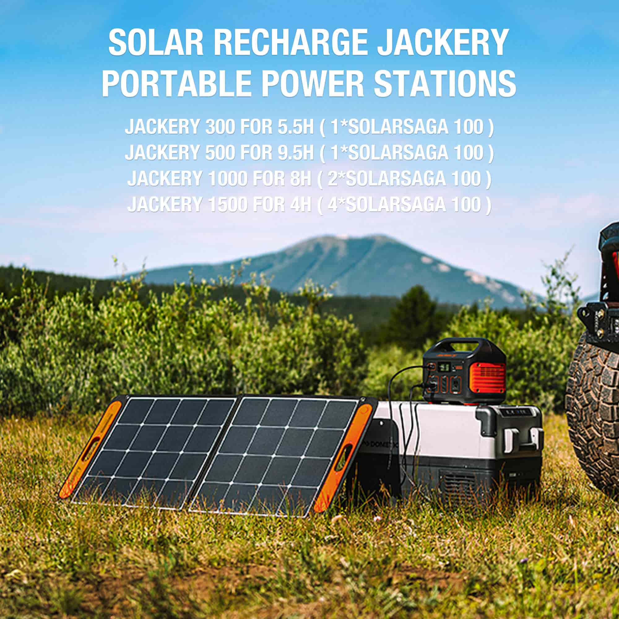 Jackery SolarSaga 100W Solar Panel (Refurbished) - Image 3
