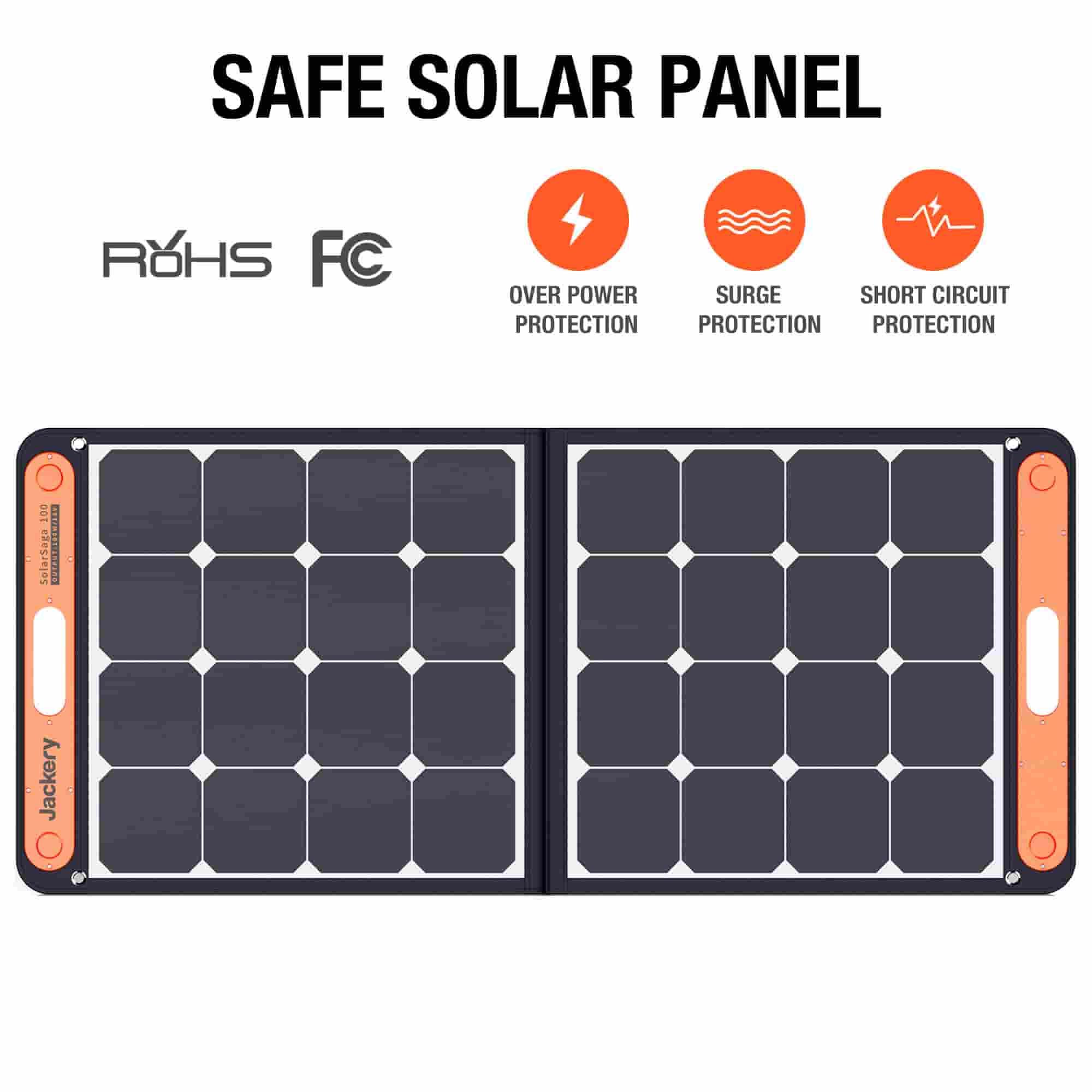 Jackery SolarSaga 100W Solar Panel (Refurbished) - Image 7
