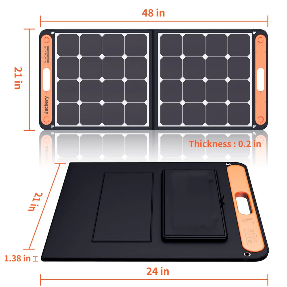 Jackery SolarSaga 100W Solar Panel (Refurbished) - Image 9