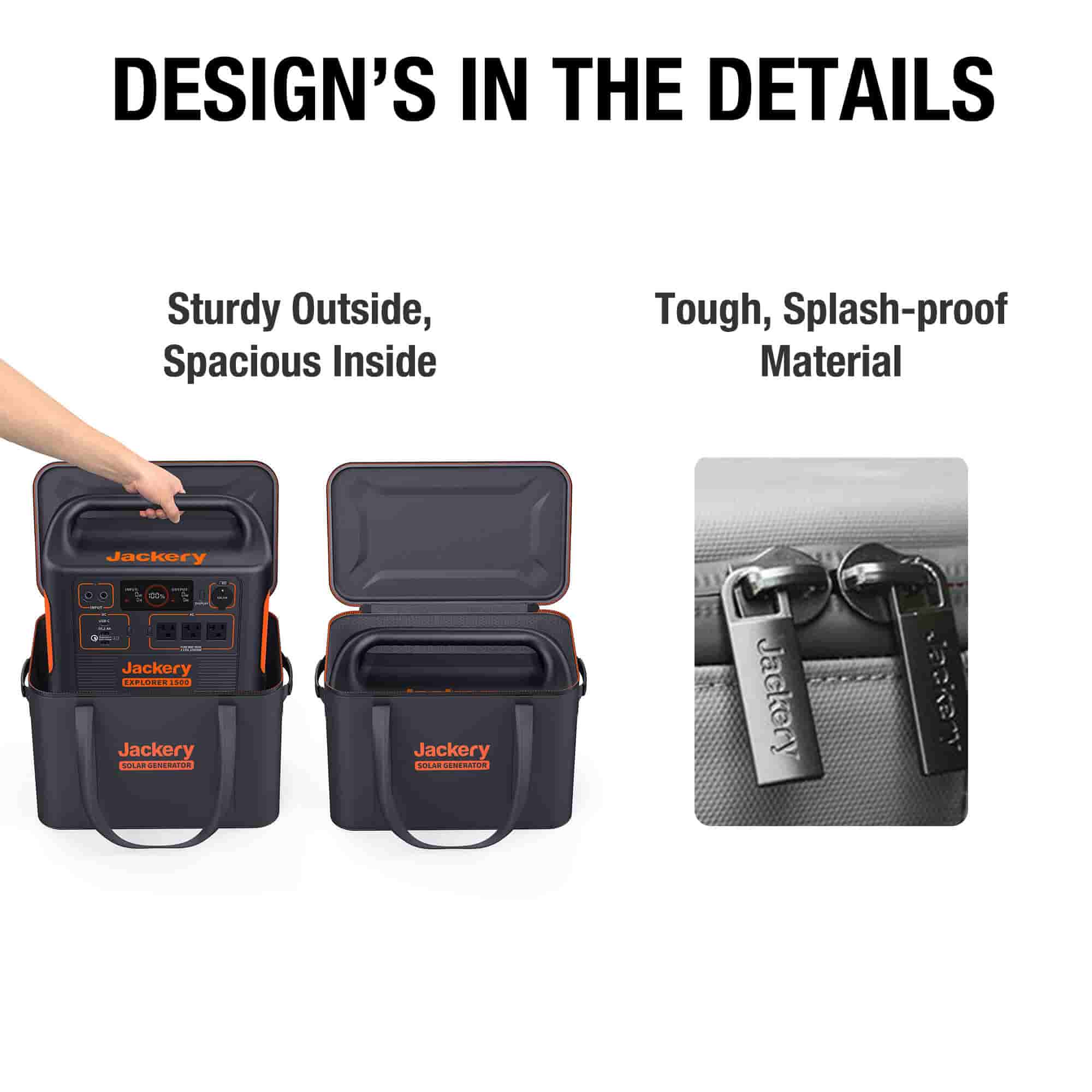 Jackery Carrying Case for Explorer 600 Plus/1000/1000 Pro/1500v2/2000 v2 (M) - Image 3