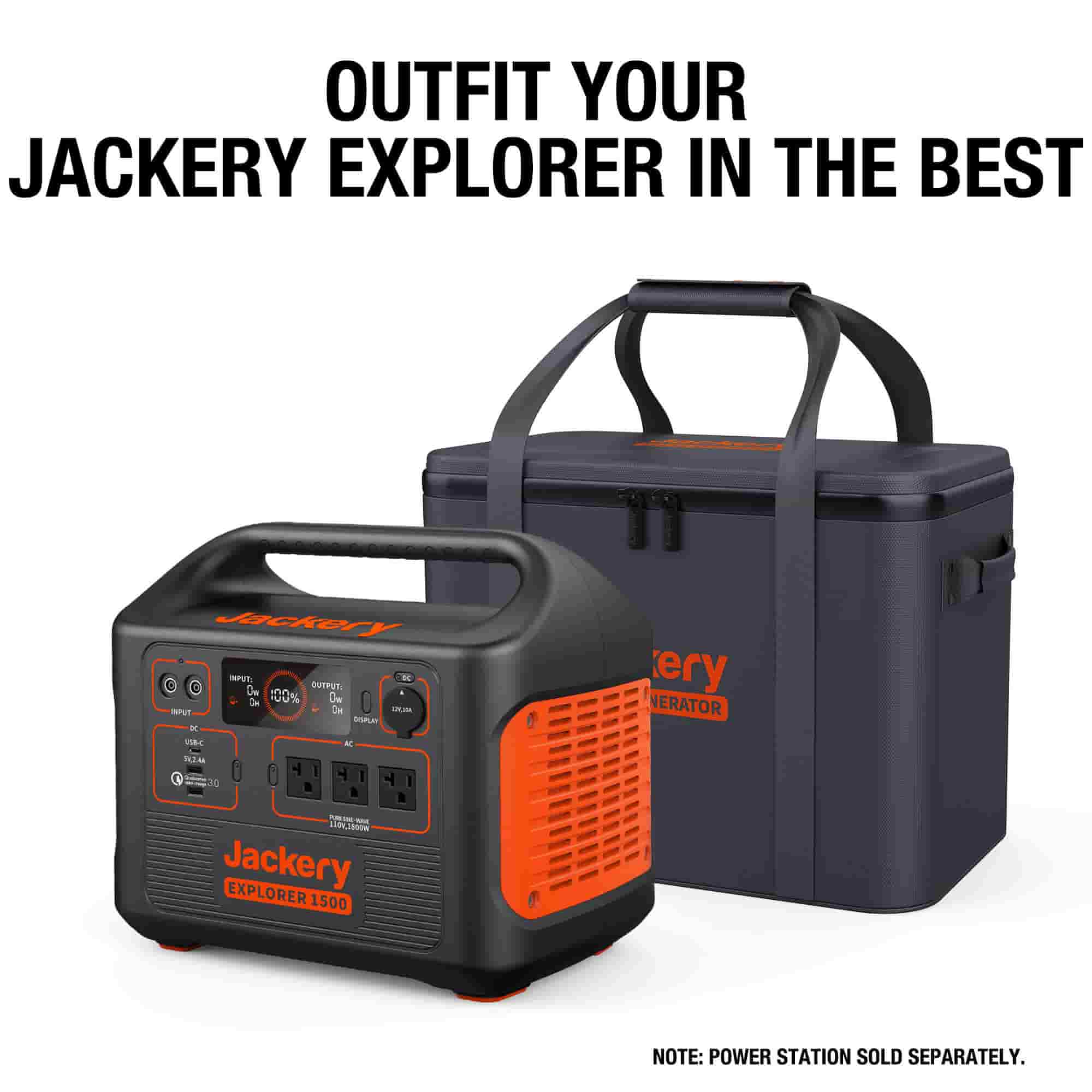 Jackery Carrying Case for Explorer 600 Plus/1000/1000 Pro/1500v2/2000 v2 (M) - Image 8